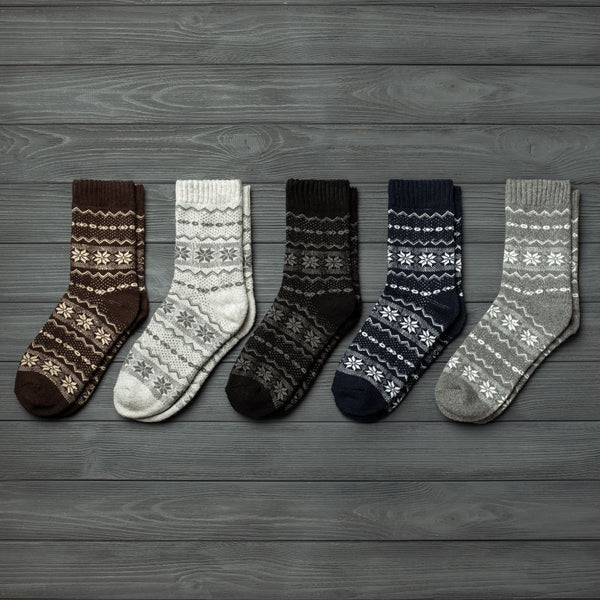 Bergen Arctic Socks Set (5 pairs) | Nordic Socks - NORSOME